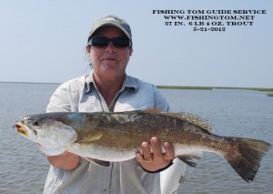Donna P. 6lb4 oz trout 5-21-2012