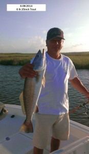 JJ. F Shorty Ray 6lb Trout 6-9-2014