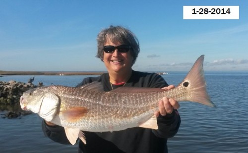 Robyne & 15 lb Red January 28, 2015
